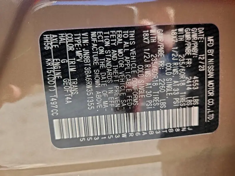 2024 NISSAN ROGUE SV  