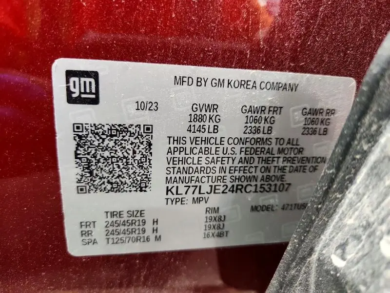 2024 CHEVROLET TRAX 2RS  