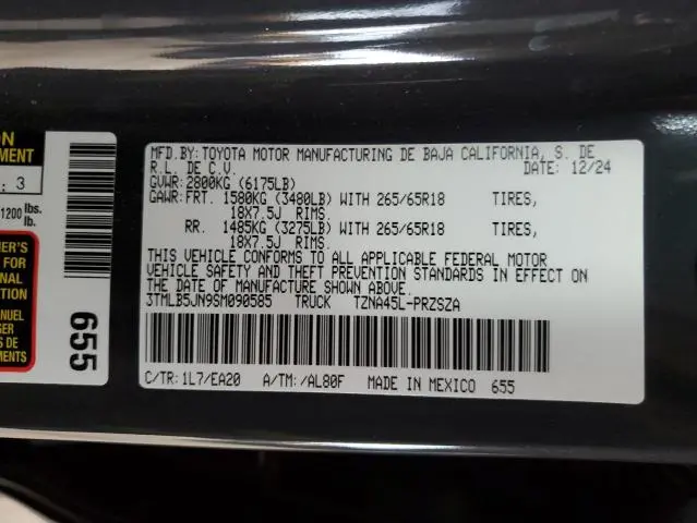 2025 TOYOTA TACOMA DOUBLE CAB  