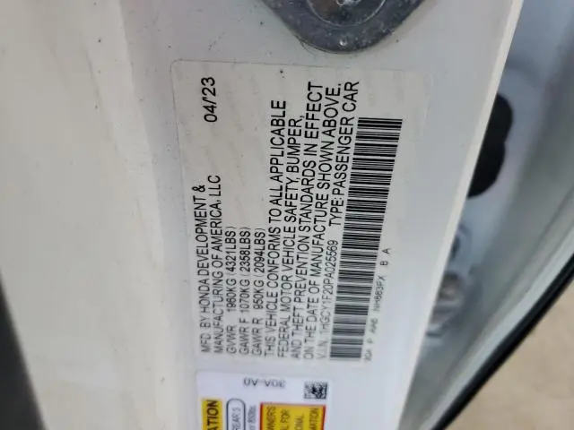 2023 HONDA ACCORD LX  