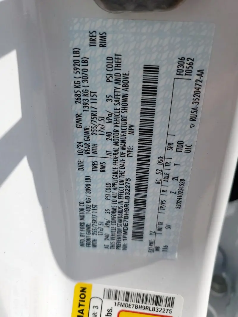 2024 FORD BRONCO BIG BEND  