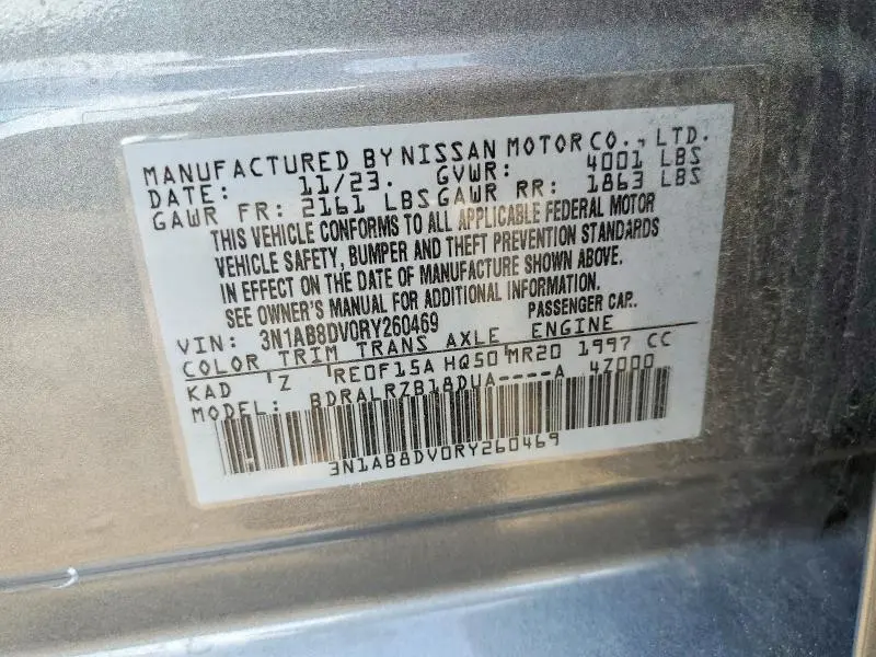 2024 NISSAN SENTRA SR  