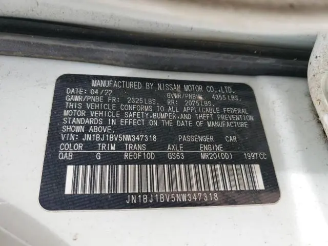 2022 NISSAN ROGUE SPORT SV  