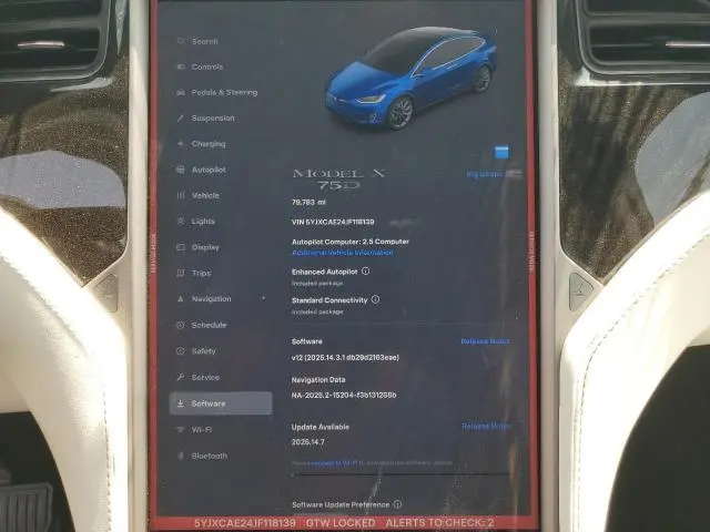 2018 TESLA MODEL X   