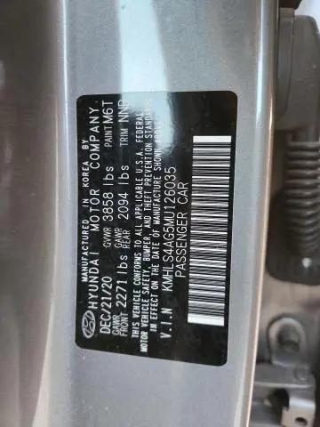 2021 HYUNDAI ELANTRA SEL  