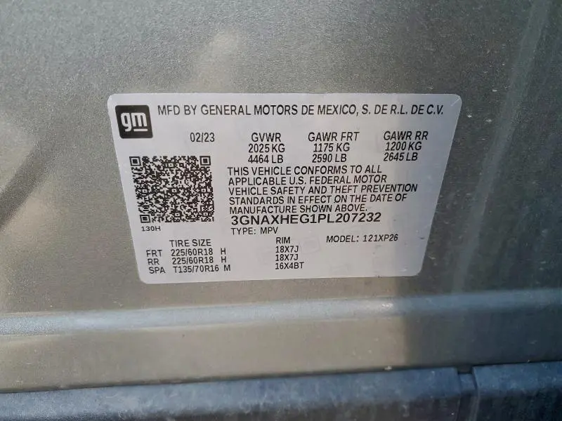 2023 CHEVROLET EQUINOX LS  