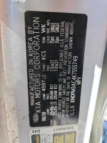 2019 KIA SPORTAGE LX  