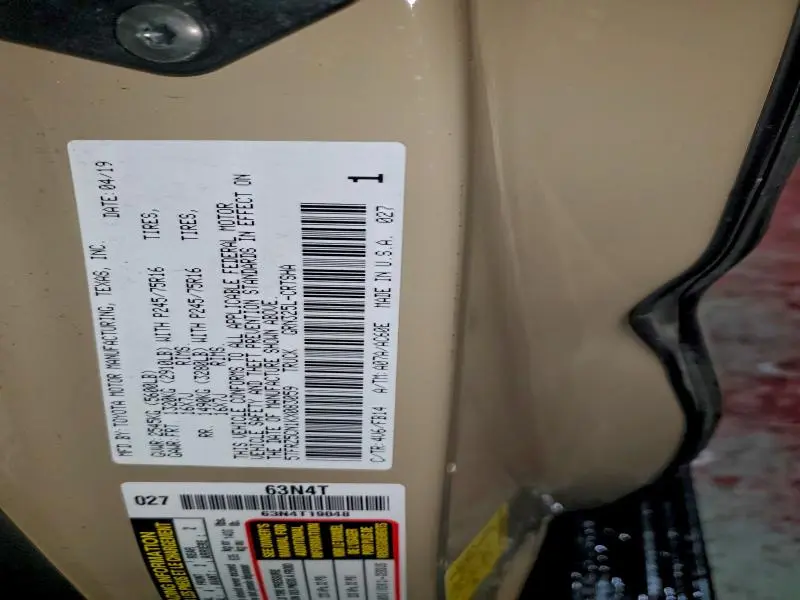 2019 TOYOTA TACOMA ACCESS CAB  