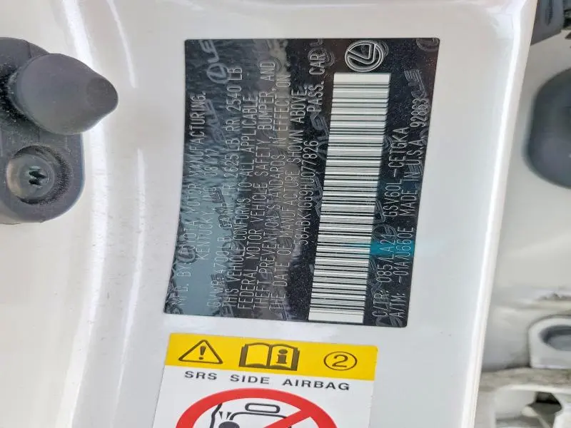 2017 LEXUS ES 350 BASE  