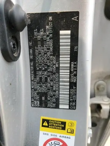 2012 TOYOTA HIGHLANDER BASE
