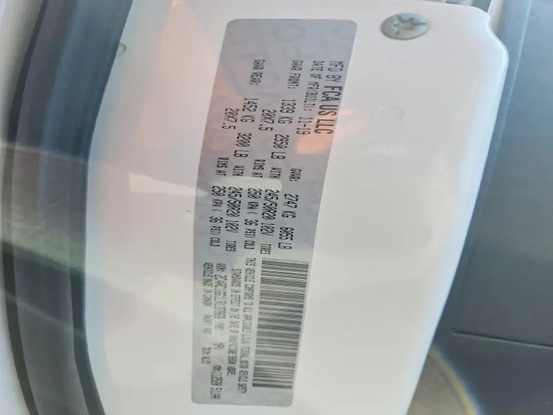 2020 CHRYSLER PACIFICA LIMITED  