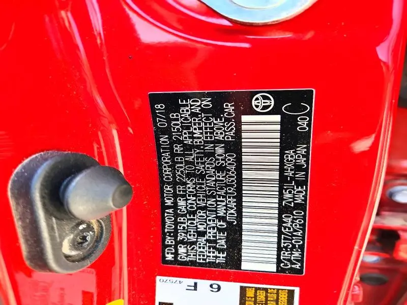 2018 TOYOTA PRIUS FOUR  