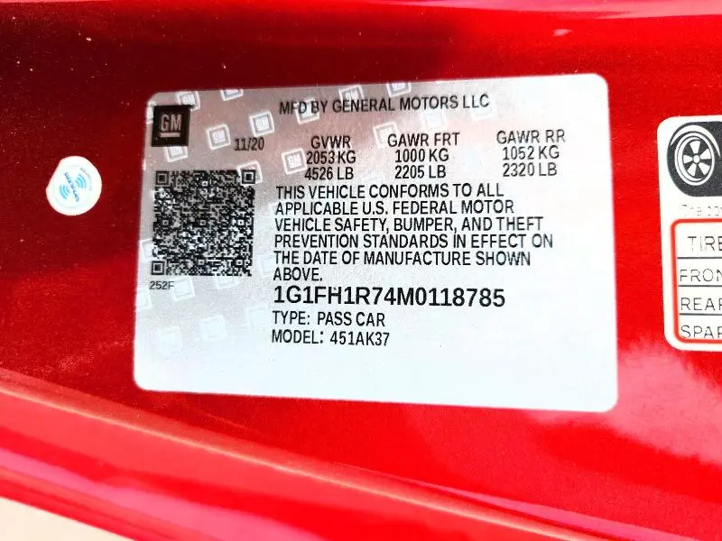 2021 CHEVROLET CAMARO SS  