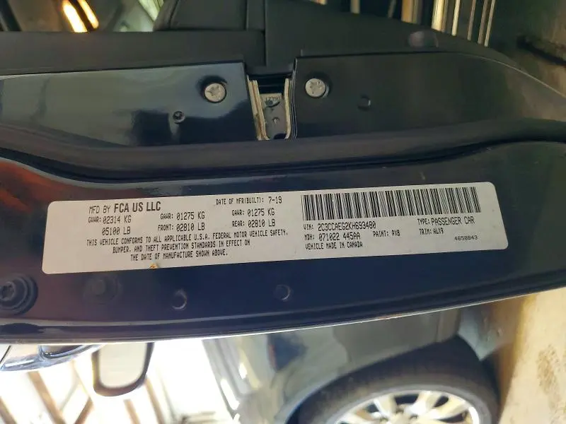 2019 CHRYSLER 300 LIMITED  