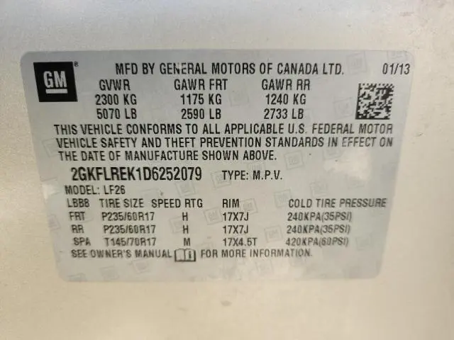 2013 GMC TERRAIN SLE  