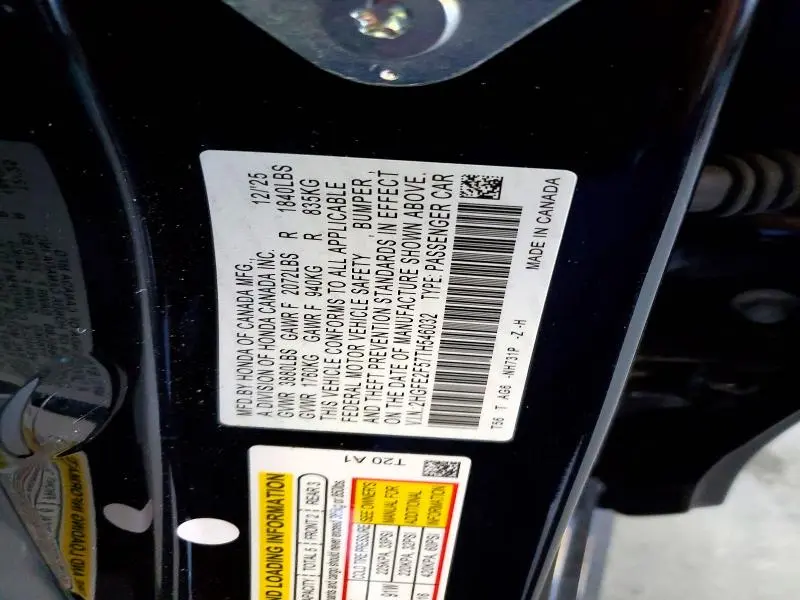2026 HONDA CIVIC SPORT  