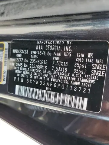 2023 KIA SPORTAGE EX  