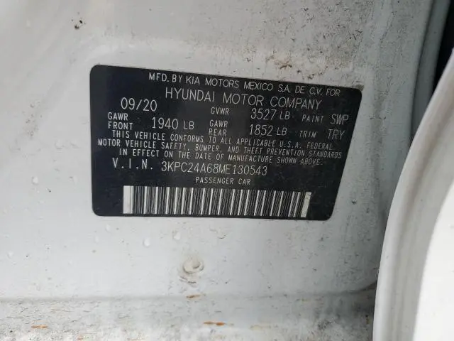 2021 HYUNDAI ACCENT SE  