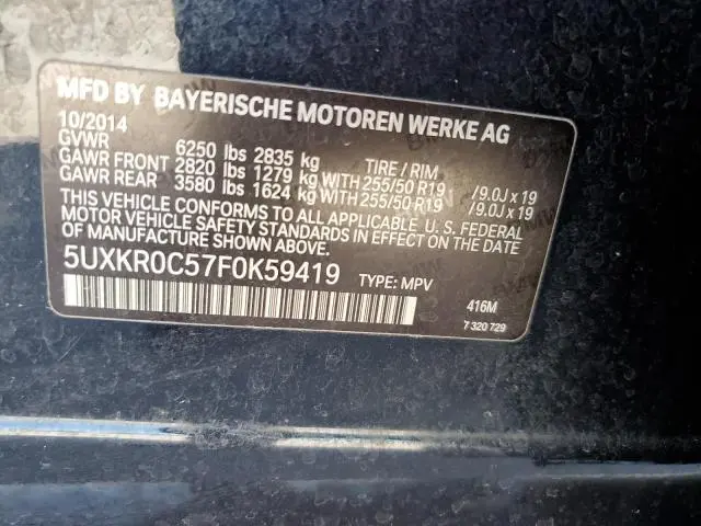 2015 BMW X5 XDRIVE35I  