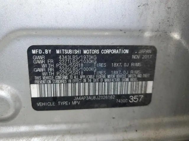 2018 MITSUBISHI OUTLANDER SPORT ES