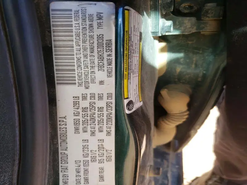 2014 FIAT 500L EASY  