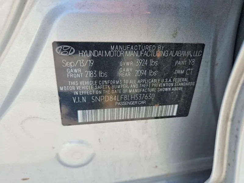 2020 HYUNDAI ELANTRA VALUE EDITION  