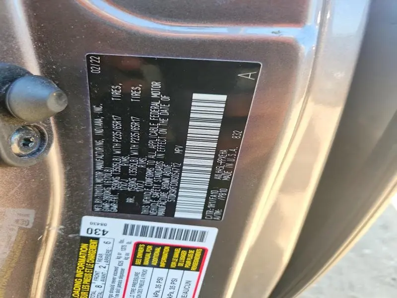 2022 TOYOTA SIENNA LE  