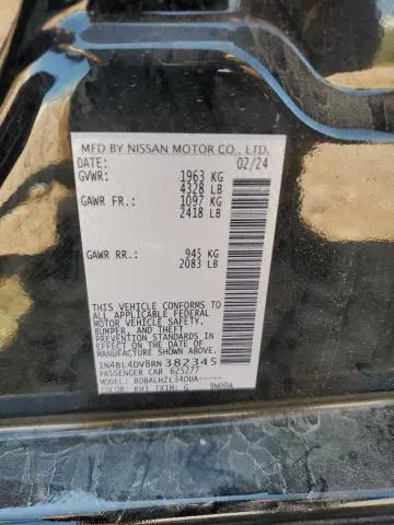 2024 NISSAN ALTIMA SV  