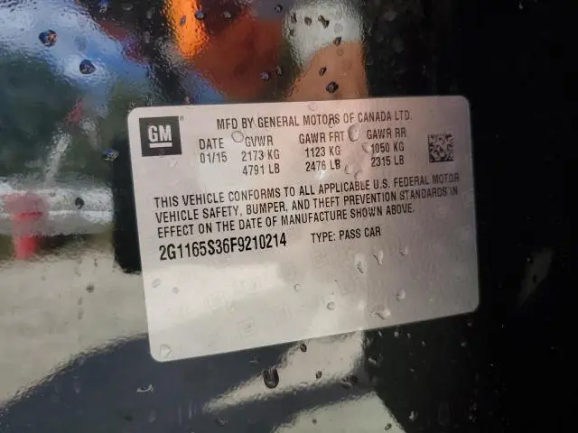 2015 CHEVROLET IMPALA LTZ  