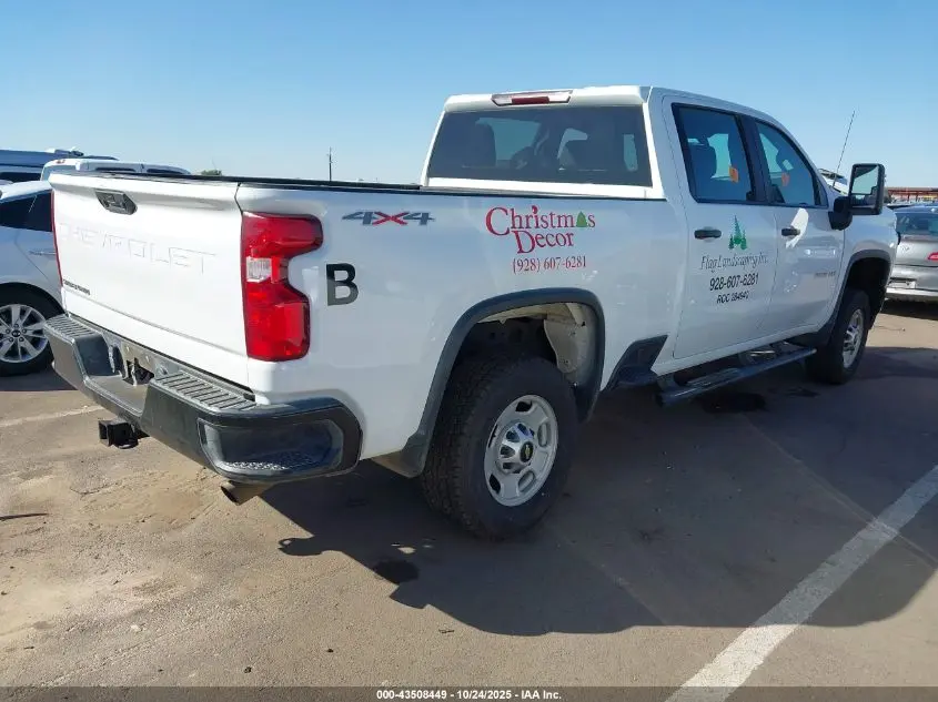 2020 CHEVROLET SILVERADO 2500HD 4WD  STANDARD BED WT