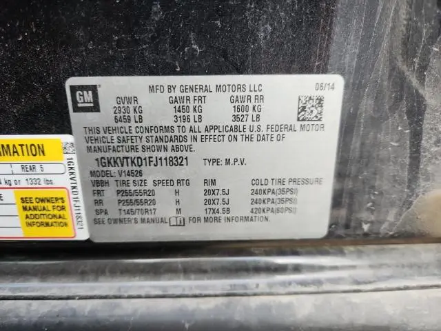 2015 GMC ACADIA DENALI  