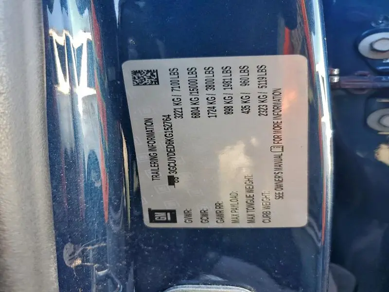 2019 CHEVROLET SILVERADO K1500 LT  