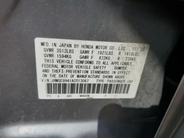 2010 HONDA FIT SPORT  