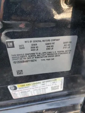 2010 CHEVROLET MALIBU 1LT  