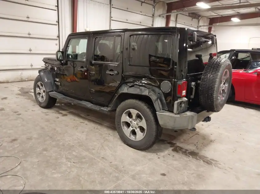 2017 JEEP WRANGLER UNLIMITED SAHARA 4X4