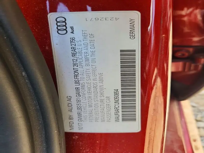 2018 AUDI A6 PREMIUM  