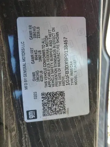 2023 CHEVROLET CAMARO LS  