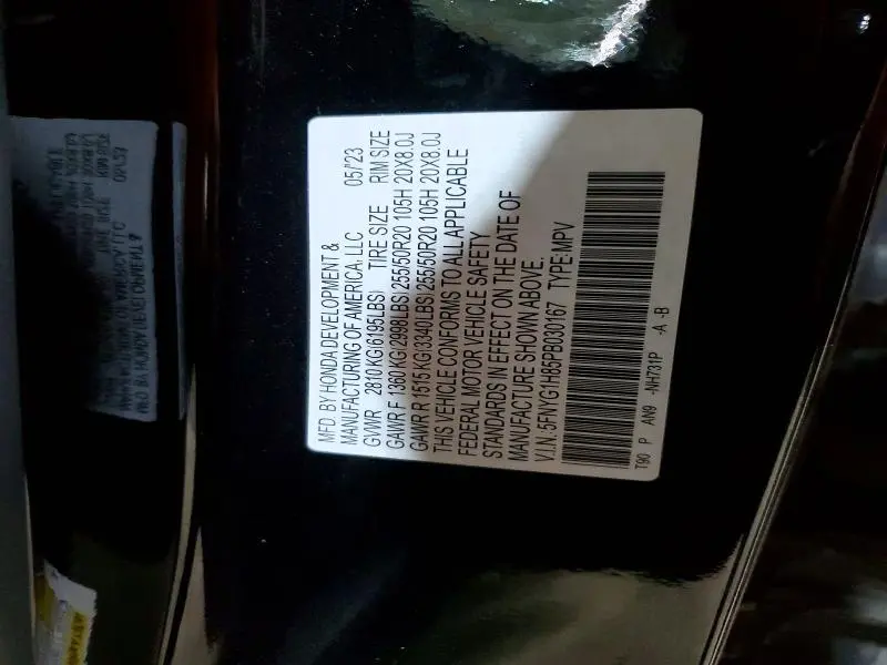 2023 HONDA PILOT ELITE  