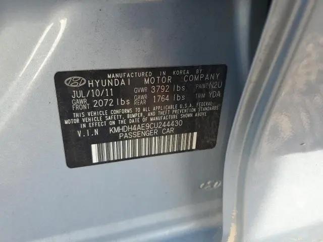 2012 HYUNDAI ELANTRA GLS  