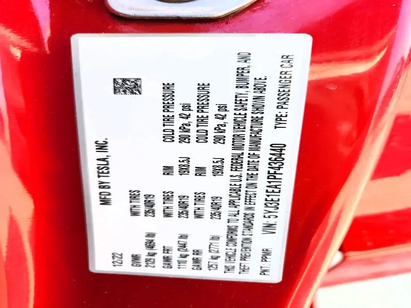 2023 TESLA MODEL 3   