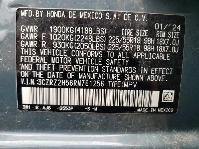 2024 HONDA HR-V SPORT  