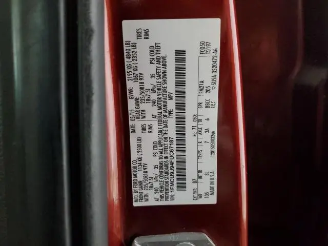 2015 FORD ESCAPE TITANIUM  