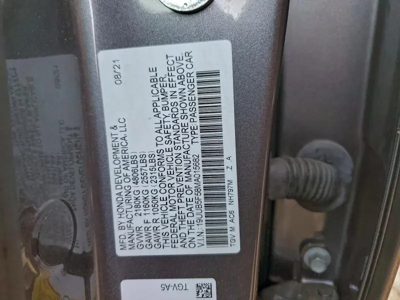 2021 ACURA TLX TECH A  