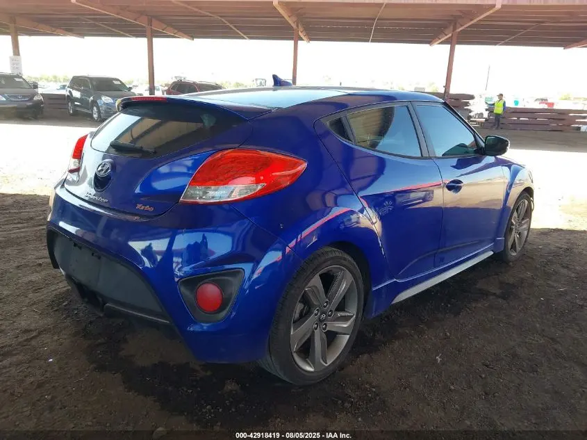 2013 HYUNDAI VELOSTER TURBO W/BLACK