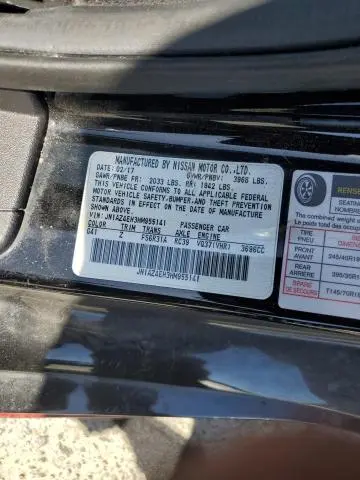 2017 NISSAN 370Z BASE  