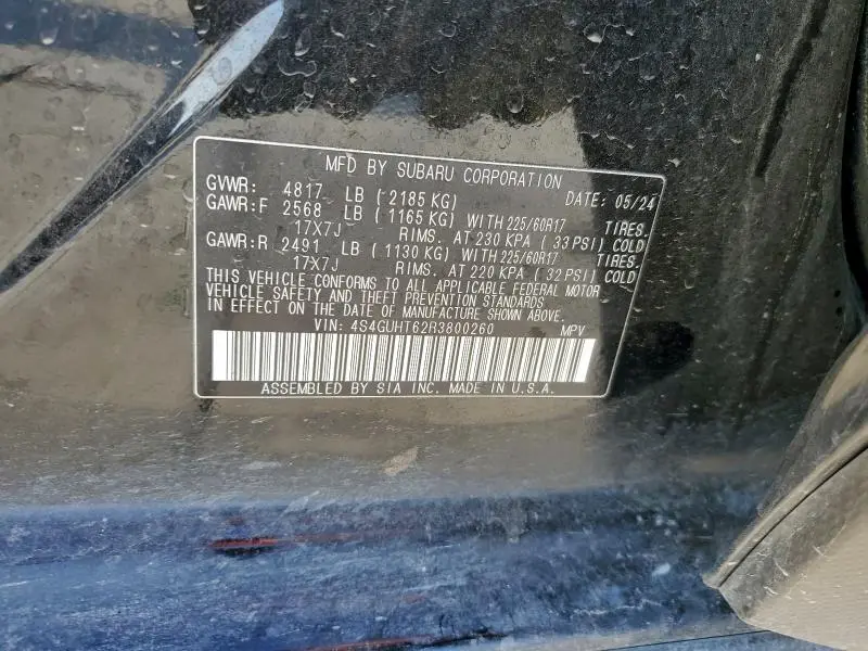 2024 SUBARU CROSSTREK WILDERNESS  