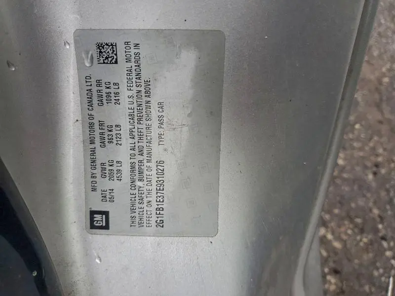 2014 CHEVROLET CAMARO LT  