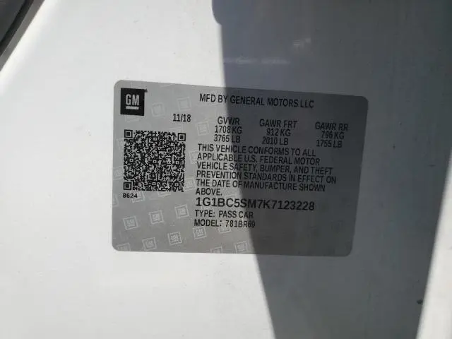 2019 CHEVROLET CRUZE LS  