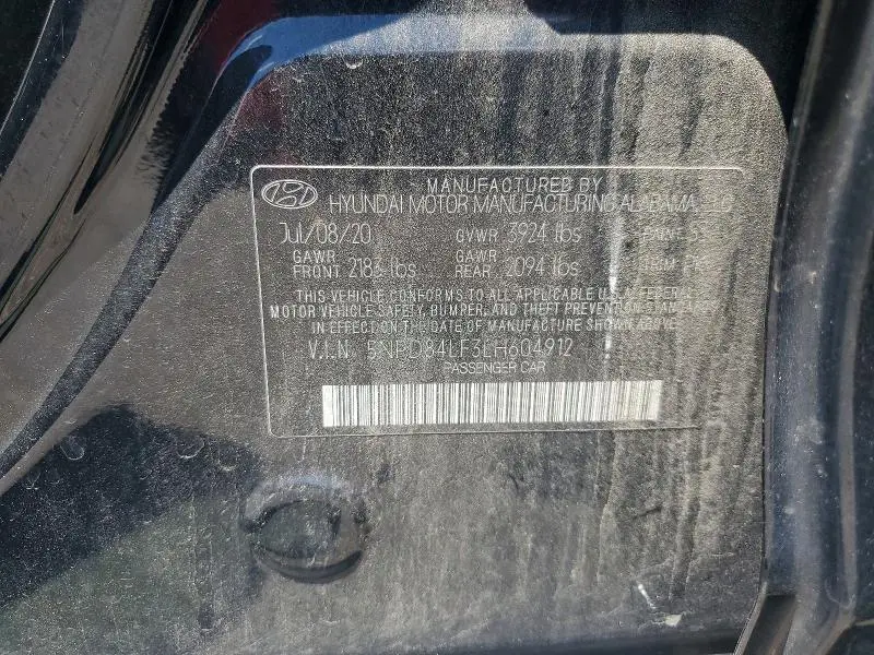 2020 HYUNDAI ELANTRA VALUE EDITION  