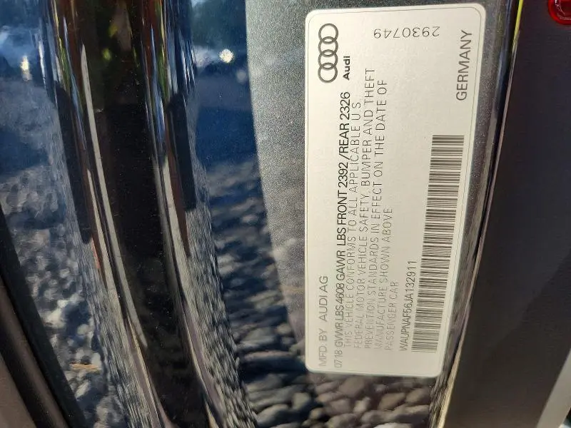 2018 AUDI A5 PREMIUM PLUS  